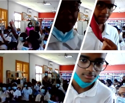 Acção de Formação sobre Mudanças Climáticas na Escola Portuguesa de São Tomé e Príncipe