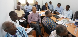 REUNIÃO DO COMITÉ NACIONAL PARA AS MUDANÇAS CLIMÁTICAS COM OS REPRESNETANTES DO PROJECTO AMCC - REDUÇÃO DA VULNERABILIDADE CLIMÁTICA EM STP
