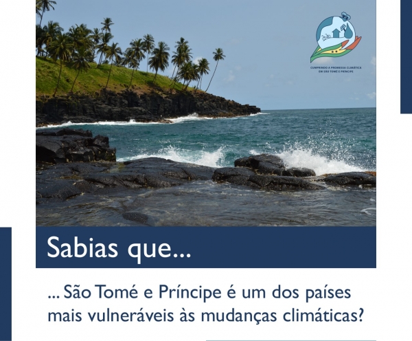 São Tomé e Príncipe é um dos países mais vulneráveis às mudanças climáticas