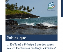 São Tomé e Príncipe é um dos países mais vulneráveis às mudanças climáticas