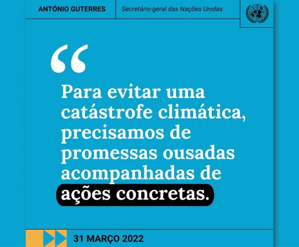 Precisamos de promessas ousadas acompanhadas de acções concretas